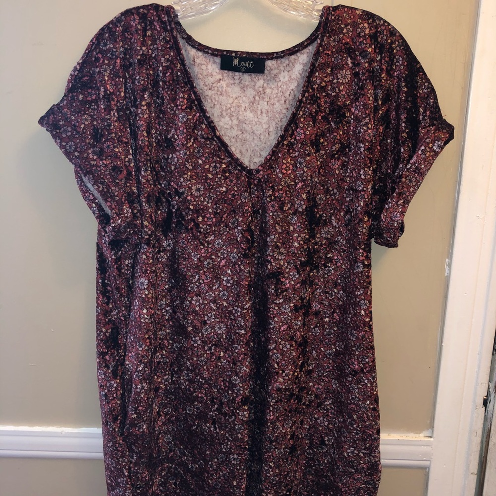 Shop impressions dress velvet